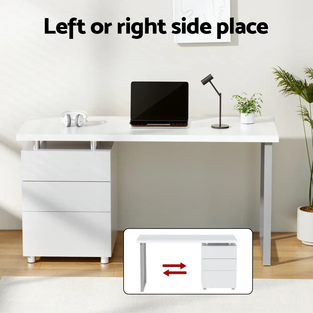 Artiss Computer Desk Executive Office Chairs Sets White - Flea Market