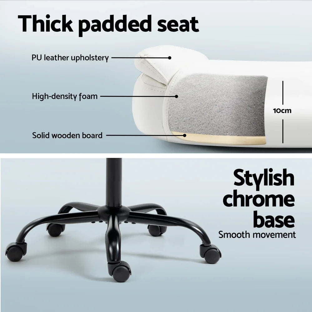 Artiss Computer Desk Executive Office Chairs Sets White - Flea Market