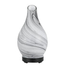 Devanti Aromatherapy Aroma Diffuser - Marble Glass LED Essential Oil Humidifier