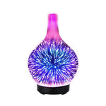 Devanti Ultrasonic Aroma Diffuser - 3D Firework Effect LED Aromatherapy Humidifier