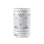 Devanti 100ml Ultrasonic Aroma Diffuser - Forest Iron Design LED Aromatherapy Humidifier