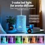 Devanti 100ml Ultrasonic Aroma Diffuser - Forest Iron Design LED Aromatherapy Humidifier