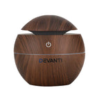 Devanti Aroma Diffuser Aromatherapy Dark Wood 130ml - Flea Market