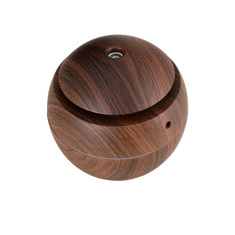 Devanti Aroma Diffuser Aromatherapy Dark Wood 130ml - Flea Market