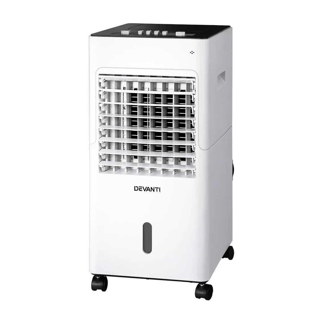 Devanti 6L Evaporative Air Cooler - Compact Energy Efficient Cooling