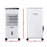 Devanti 6L Evaporative Air Cooler - Compact Energy Efficient Cooling