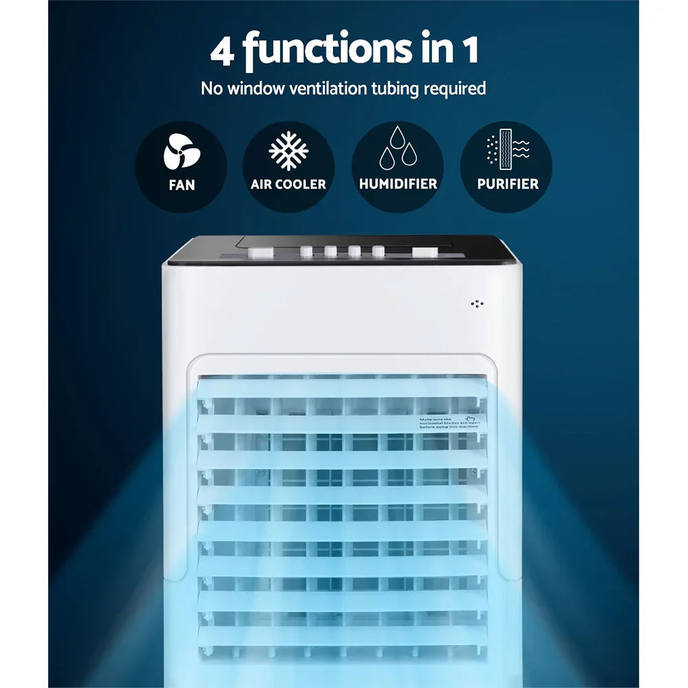 Devanti 6L Evaporative Air Cooler - Compact Energy Efficient Cooling