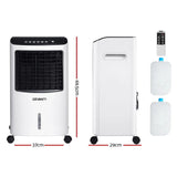 Devanti 8L Evaporative Air Cooler - Energy Efficient Cooling