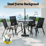 Outdoor Dining Set Table and Chairs Patio Garden Furniture Bistro Set - Flea Market