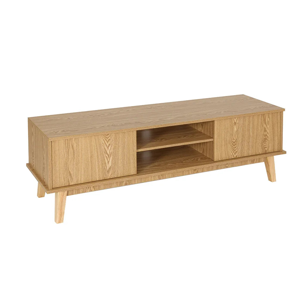 Artiss TV Cabinet Entertainment Unit Stand Storage Shelves TV Unit 140CM - Flea Market