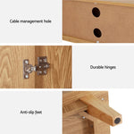 Artiss TV Cabinet Entertainment Unit Stand Storage Shelves TV Unit 140CM - Flea Market