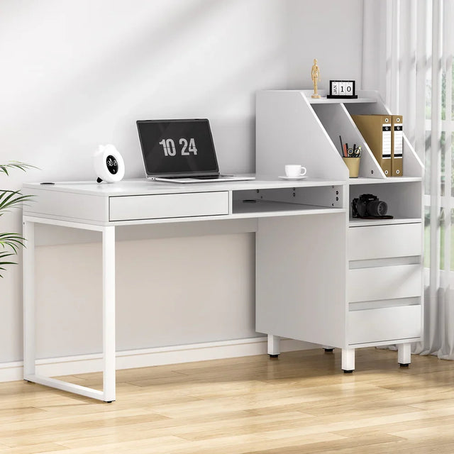 Artiss Computer Study Desks - White - Flea Market