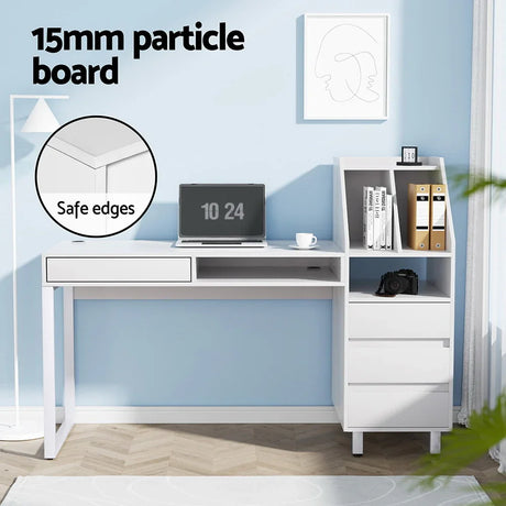 Artiss Computer Study Desks - White - Flea Market