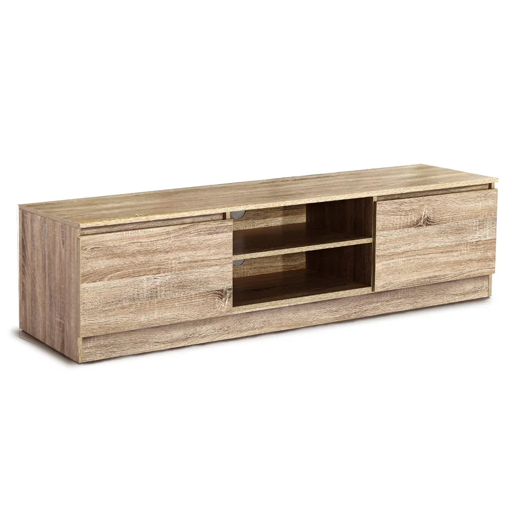 Artiss TV Cabinet Entertainment Unit 160cm Pine Charles - Flea Market
