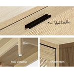 Artiss TV Cabinet Entertainment Unit 180cm Rattan Cole - Flea Market