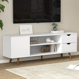 Artiss TV Cabinet Entertainment Unit 120cm White Larin - Flea Market