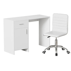 Artiss Office Set - 100cm White - Flea Market