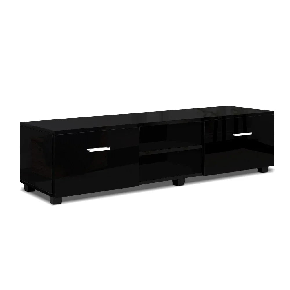 Artiss Entertainment Unit TV Cabinet 140cm Black Jim - Flea Market