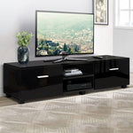 Artiss Entertainment Unit TV Cabinet 140cm Black Jim - Flea Market
