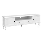 Artiss TV Cabinet Entertainment Unit 160cm White Kubi - Flea Market