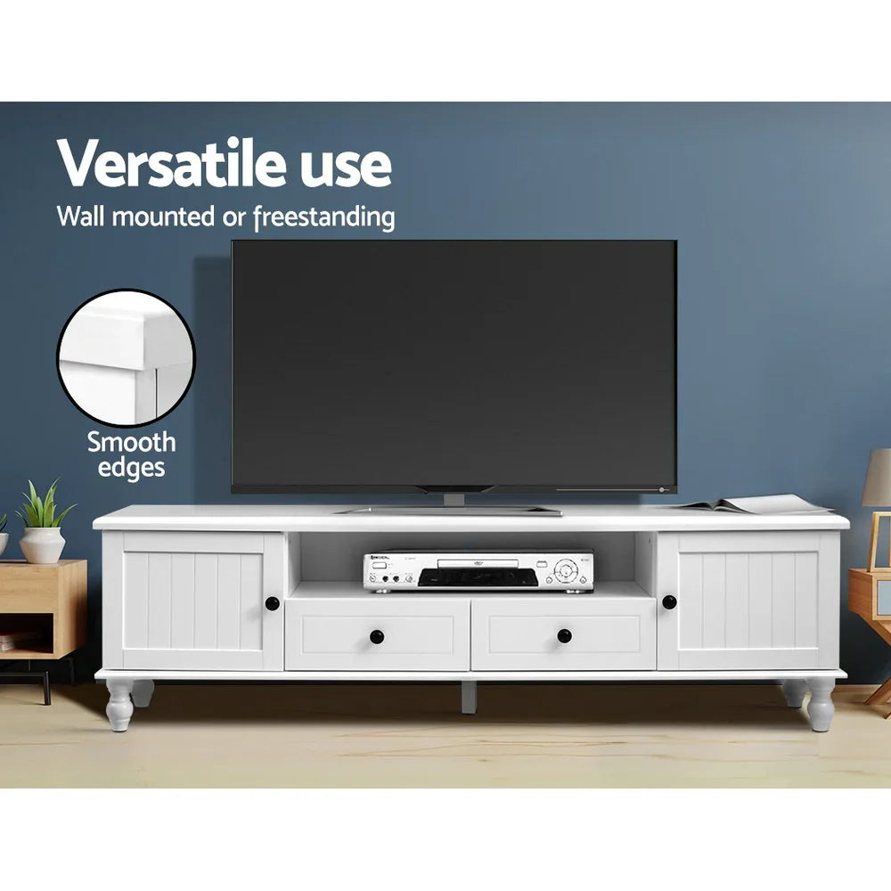 Artiss TV Cabinet Entertainment Unit 160cm White Kubi - Flea Market