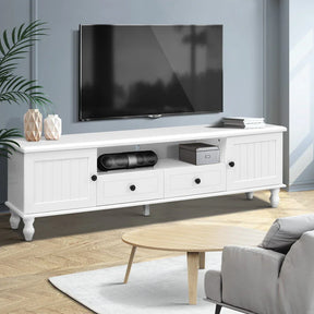 Artiss TV Cabinet Entertainment Unit 160cm White Kubi - Flea Market