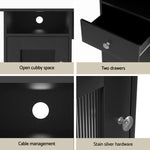 Artiss Computer Desk L-shaped Corner Table with Storage - Flea Market