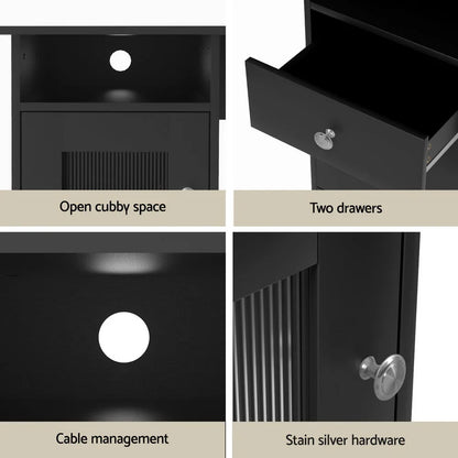 Artiss Computer Desk L-shaped Corner Table with Storage