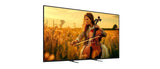 4K smart TV displaying vibrant image of woman playing cello in a field, Flea Market AU