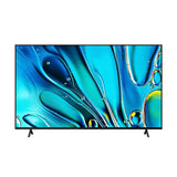 Modern flat screen TV with abstract blue art display, available at Flea Market AU online store