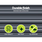 Green Fingers Garden Bed 240x80x77cm Planter Box Raised Container Galvanised - Flea Market