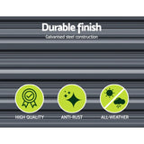 Green Fingers Garden Bed 240x80x77cm Planter Box Raised Container Galvanised - Flea Market