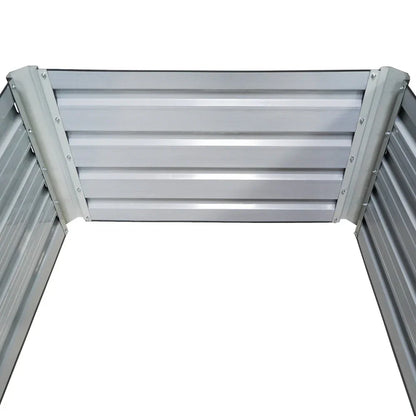 Green Fingers Garden Bed 320X80X45cm Planter Box Raised Container Galvanised Herb - Flea Market