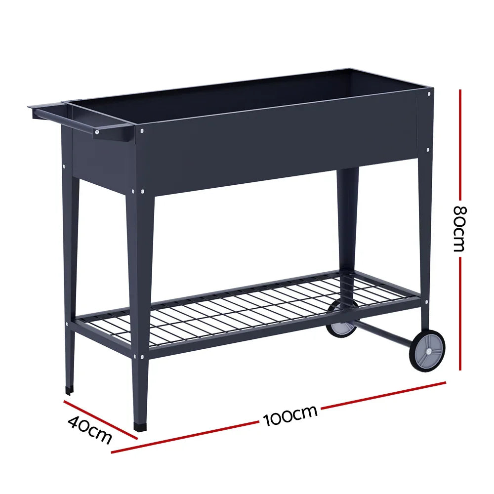 Green Fingers Garden Bed Elevated 100X40X80cm Planter Box Raised Container Herb - Flea Market