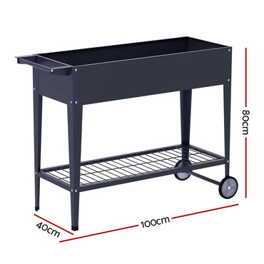 Green Fingers Garden Bed Elevated 100X40X80cm Planter Box Raised Container Herb - Flea Market