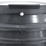 Green Fingers Garden Bed 90X45cm Round Latches Planter Box Raised Galvanised Herb - Flea Market