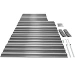 Green Fingers 2x Garden Bed 150x90cm Planter Box Raised Container Galvanised Herb