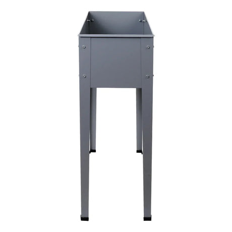 Green Fingers Garden Bed Elevated 100X80X30cm Planter Box Container Galvanised - Flea Market