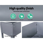 Green Fingers Garden Bed Elevated 100X80X30cm Planter Box Container Galvanised - Flea Market