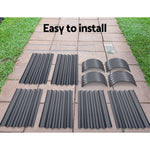 2x Raised Garden Bed 240X80X42cm Oval - Flea Market