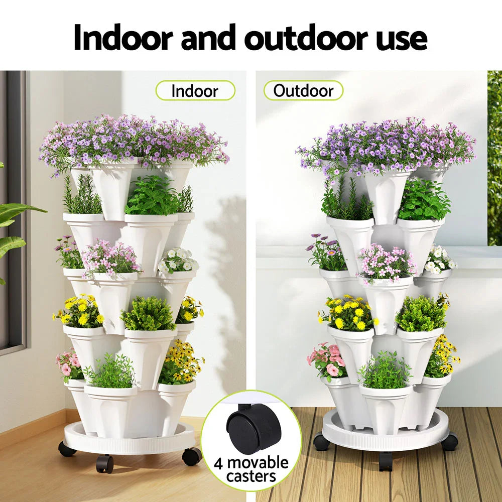 Green Fingers Garden Bed 5 Tier Vertical Garden - Flea Market