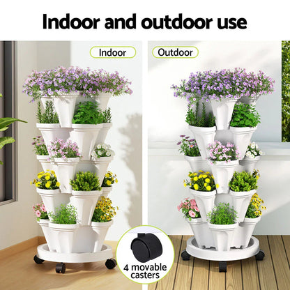 Green Fingers Garden Bed 5 Tier Vertical Garden - Flea Market