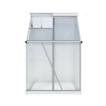 Green Fingers Greenhouse Aluminium Polycarbonate Premium Garden Storage Shed 1.3Mx1.9Mx2.0M - Flea Market