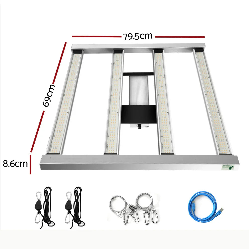 Green Fingers Max 3200W Grow Light LED Full Spectrum Indoor Plant All Stage Growth - Flea Market