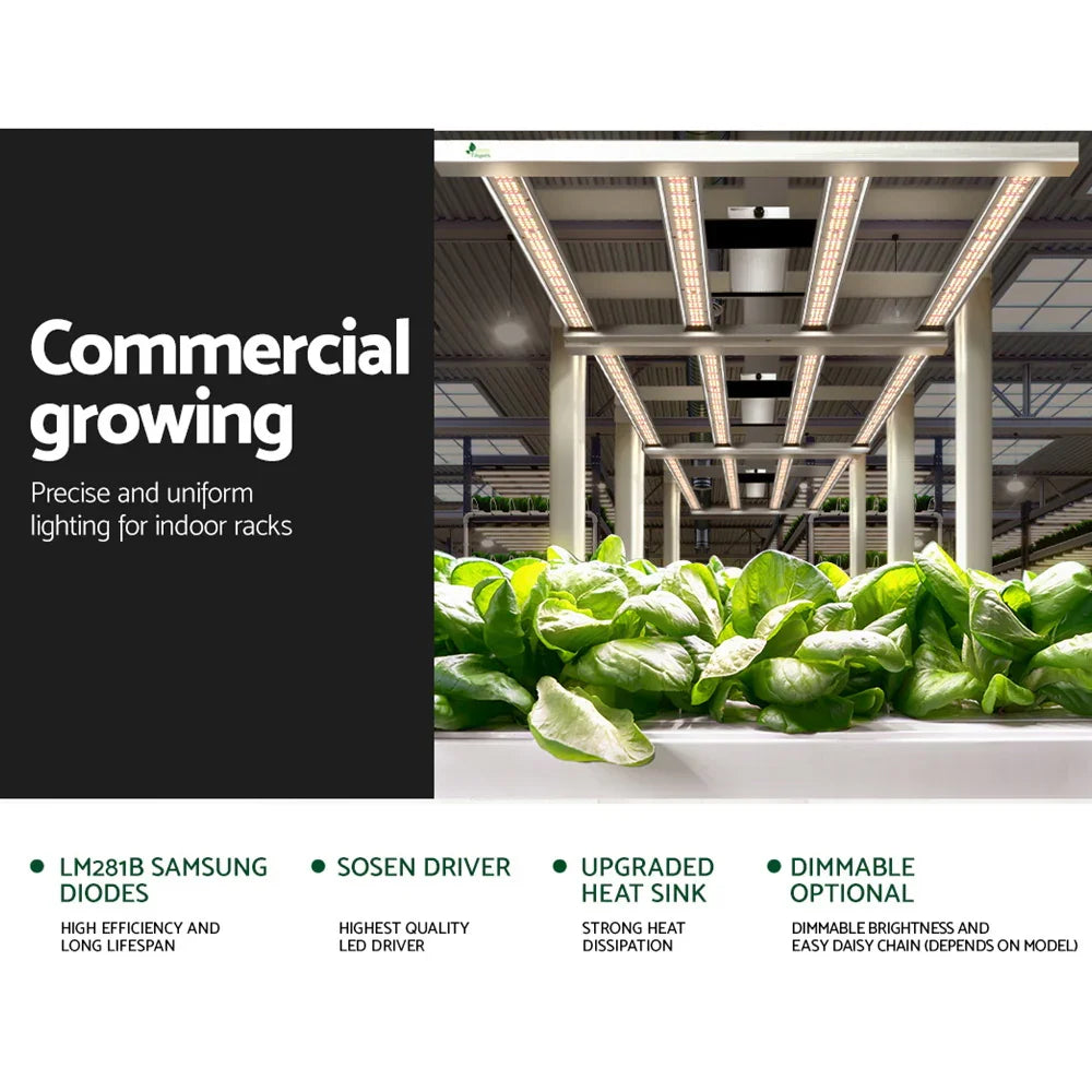 Green Fingers Max 3200W Grow Light LED Full Spectrum Indoor Plant All Stage Growth - Flea Market