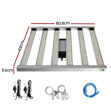 Green Fingers Max 4800W Grow Light LED Full Spectrum Indoor Plant All Stage Growth - Flea Market