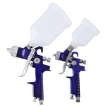 Giantz 2pc HVLP Spray Gun Set Gravity Feed 0.8mm 1.4mm Nozzles