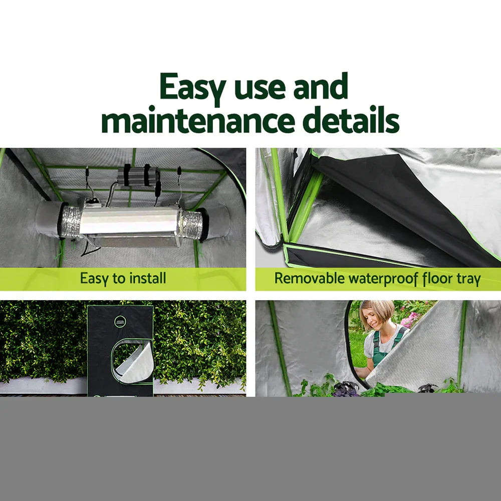 Green Fingers Grow Tent Light Kit 120x120x200CM 4500W LED Full Spectrum - Flea Market