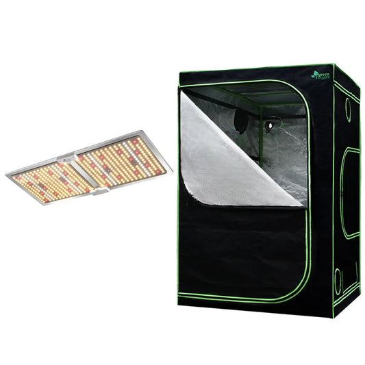 Green Fingers Grow Tent Light Kit 150x150x200CM 2200W LED Full Spectrum - Flea Market