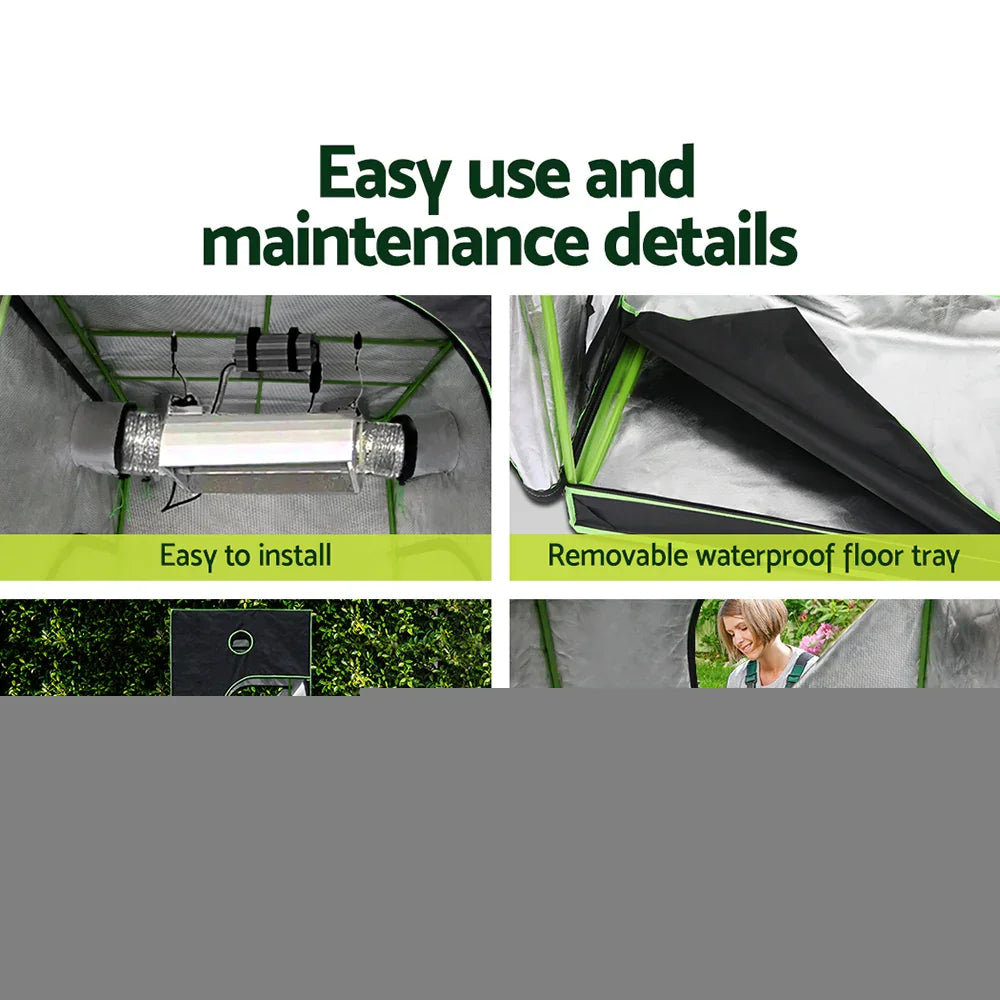 Green Fingers Grow Tent Light Kit 150x150x200CM 2200W LED Full Spectrum - Flea Market